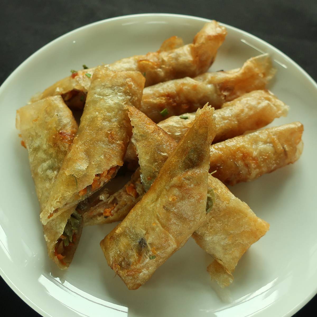 Lumpiang Gulay and Lumpiang Tagalog.